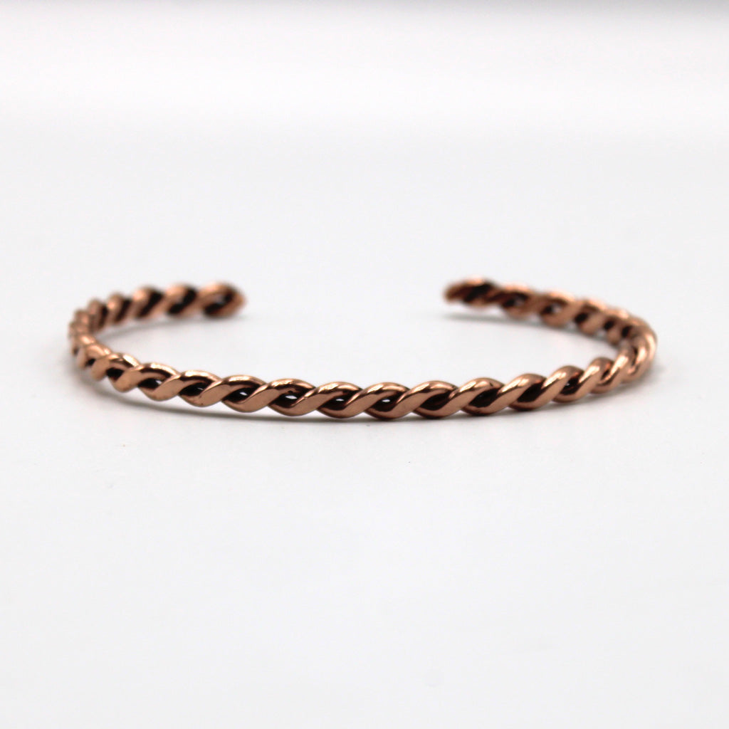 Twisted copper bracelet image 0