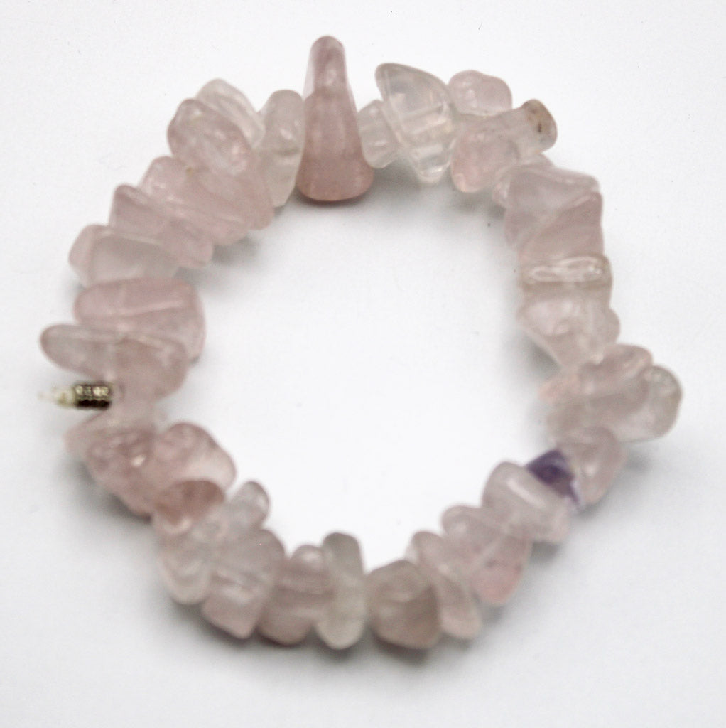 Crystal Stretch Bracelets - Rose Quartz image