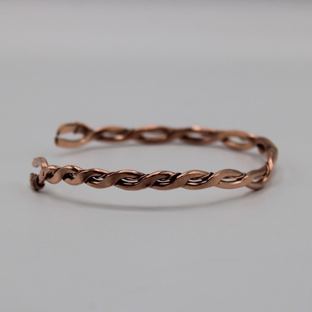 Triple weave copper bracelet image 2