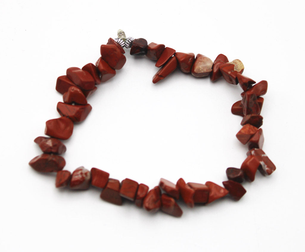 Crystal Stretch Bracelets - Red Jasper image