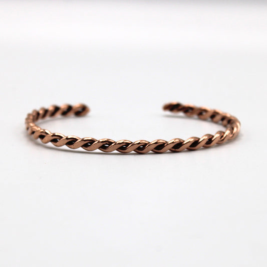 Twisted copper bracelet image 0