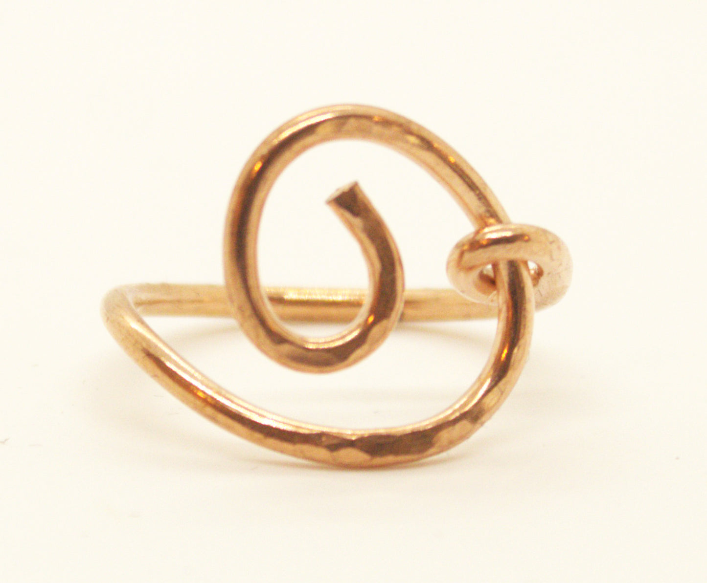 Solar Coil Copper Ring – Boho Coil Ring | Handmade Copper Jewelry