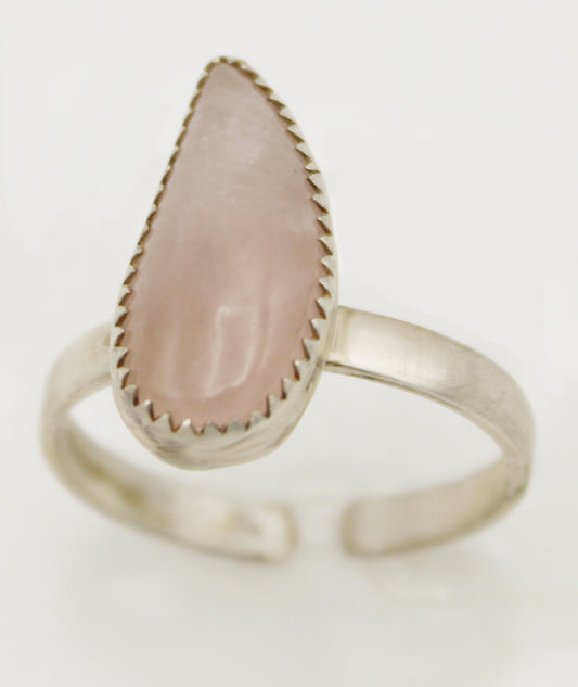 Pink Paisley Ring - White Bear Black Wolf