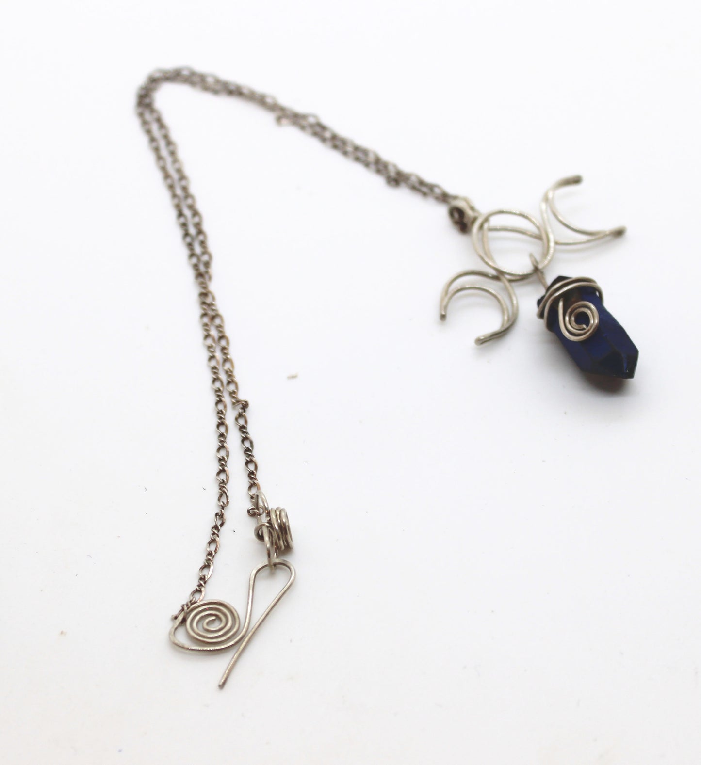 Triple Moon Necklace - White Bear Black Wolf