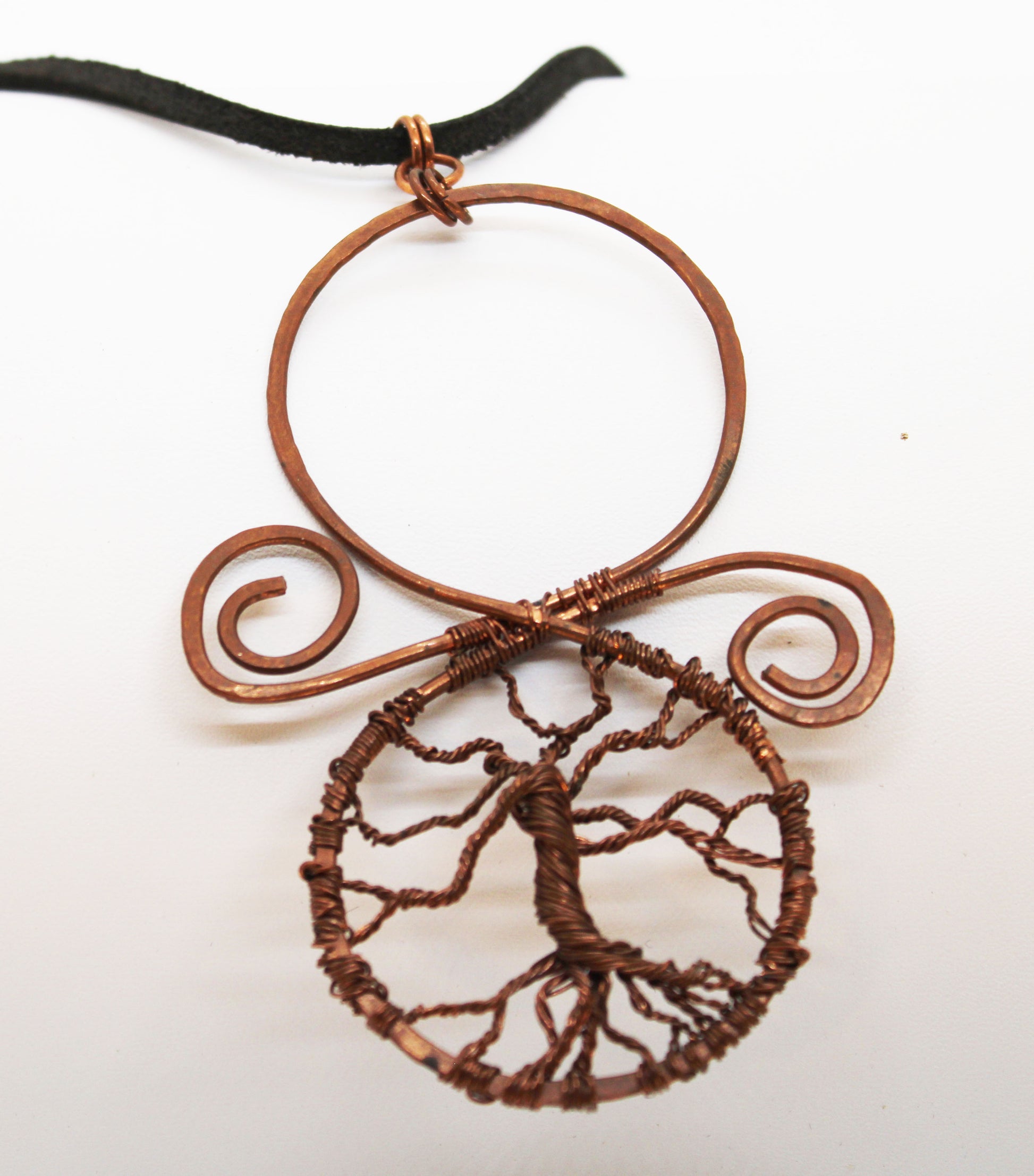 Viking Tree of Life Necklace - White Bear Black Wolf