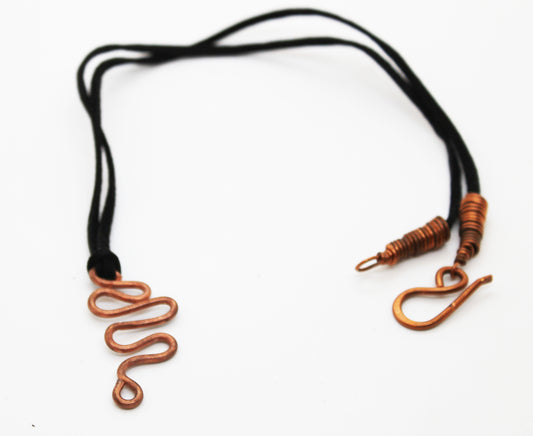 World Serpent Necklace - White Bear Black Wolf